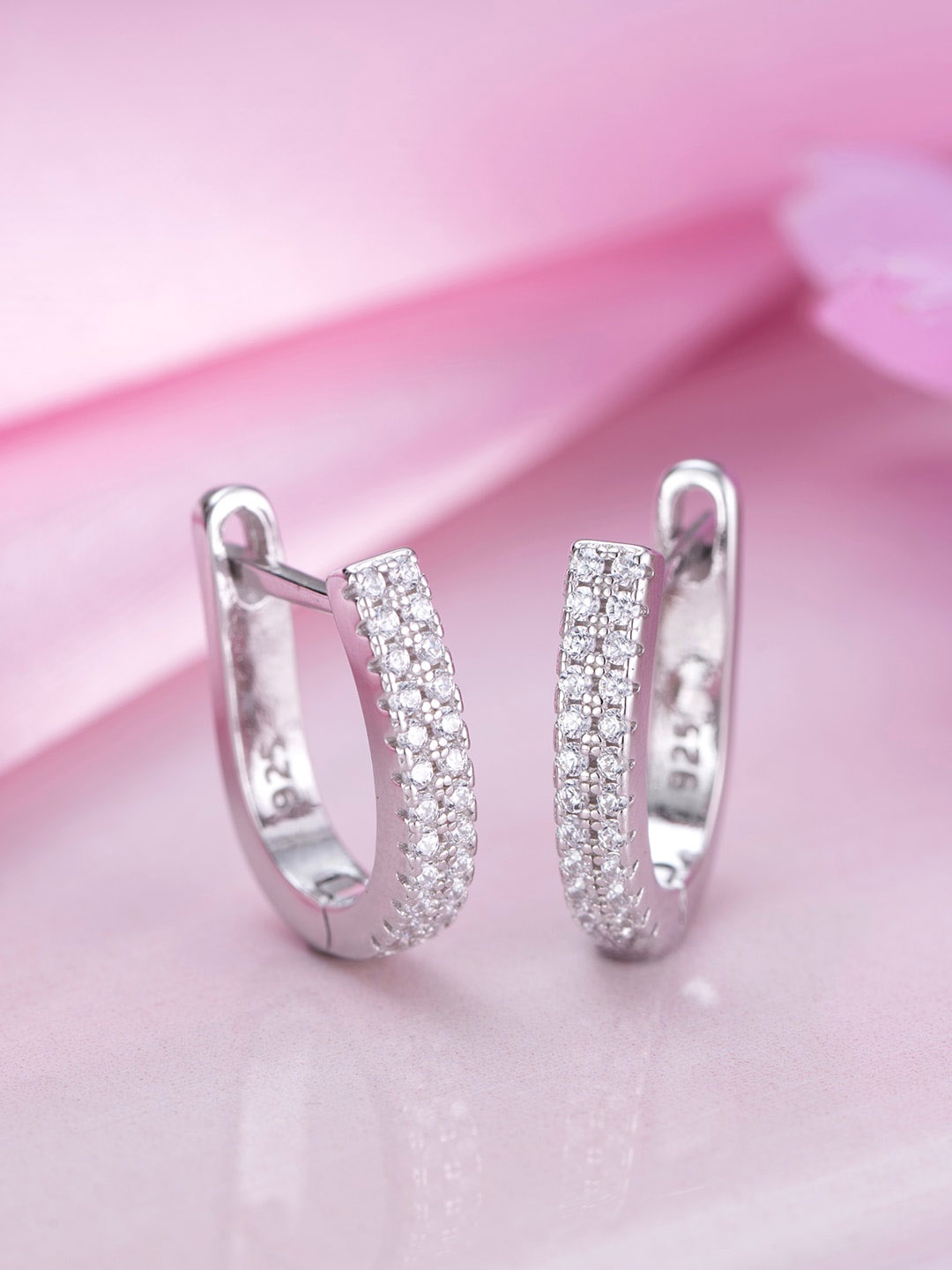 

Zavya 925 Sterling Silver Contemporary Hoop Earrings