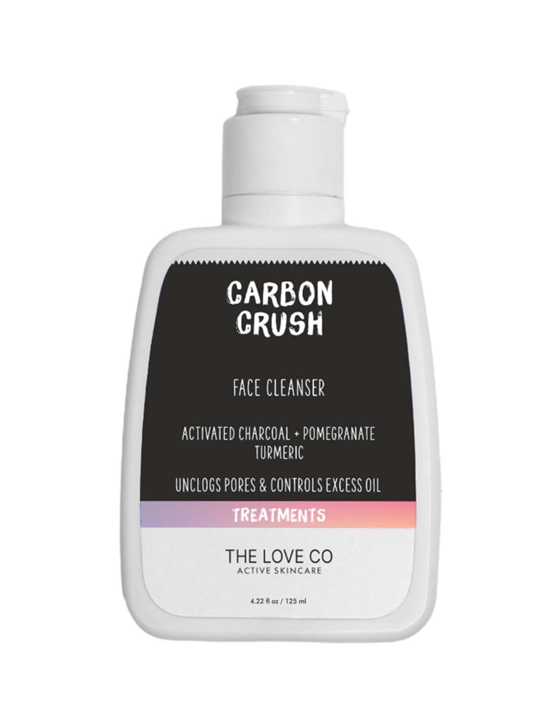 

The Love Co Activated Charcoal Gel Face Cleanser - 125 ml, White