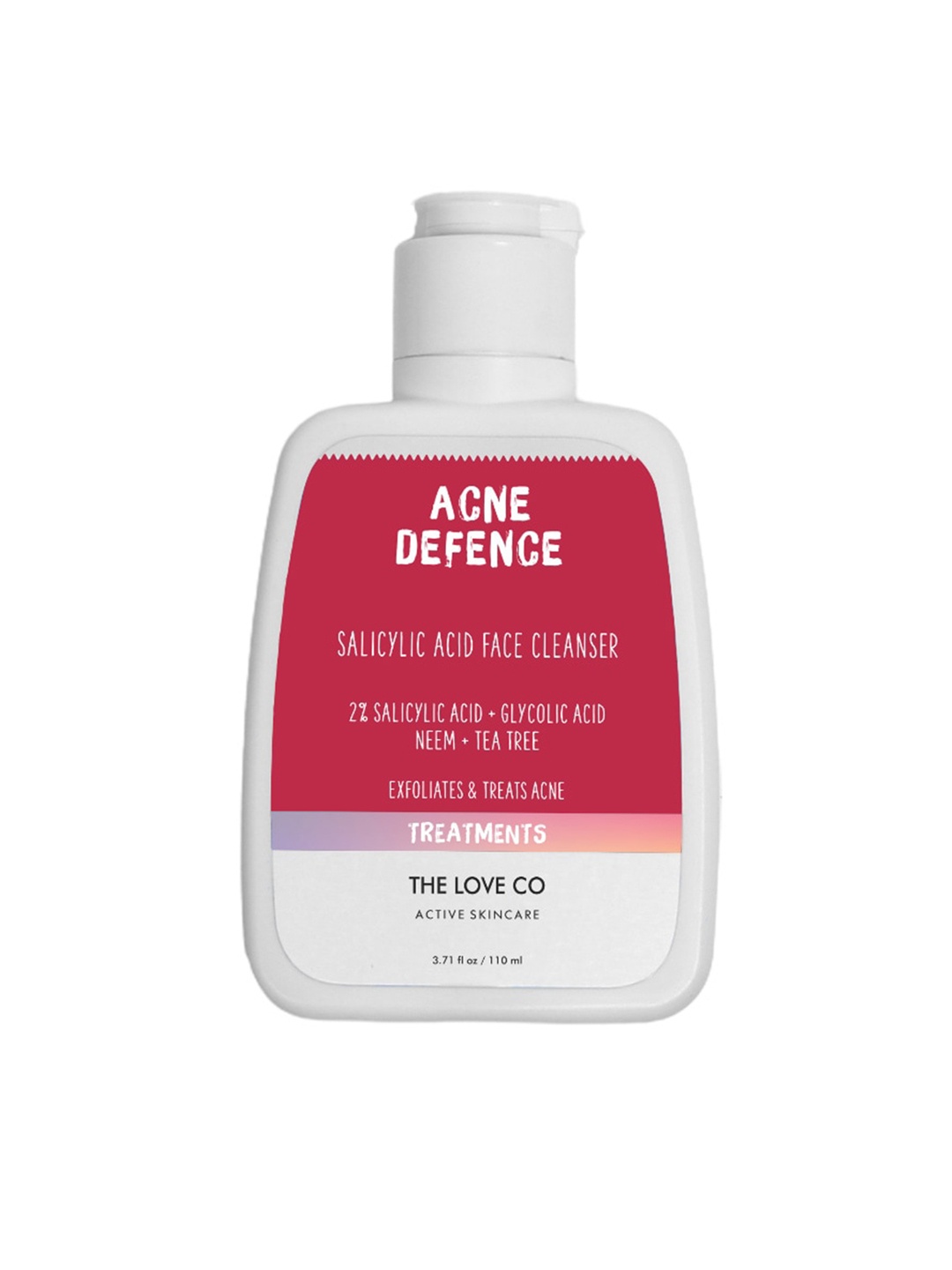 

The Love Co Acne Defence Salicylic Acid Gel Face Cleanser - 125ml, White