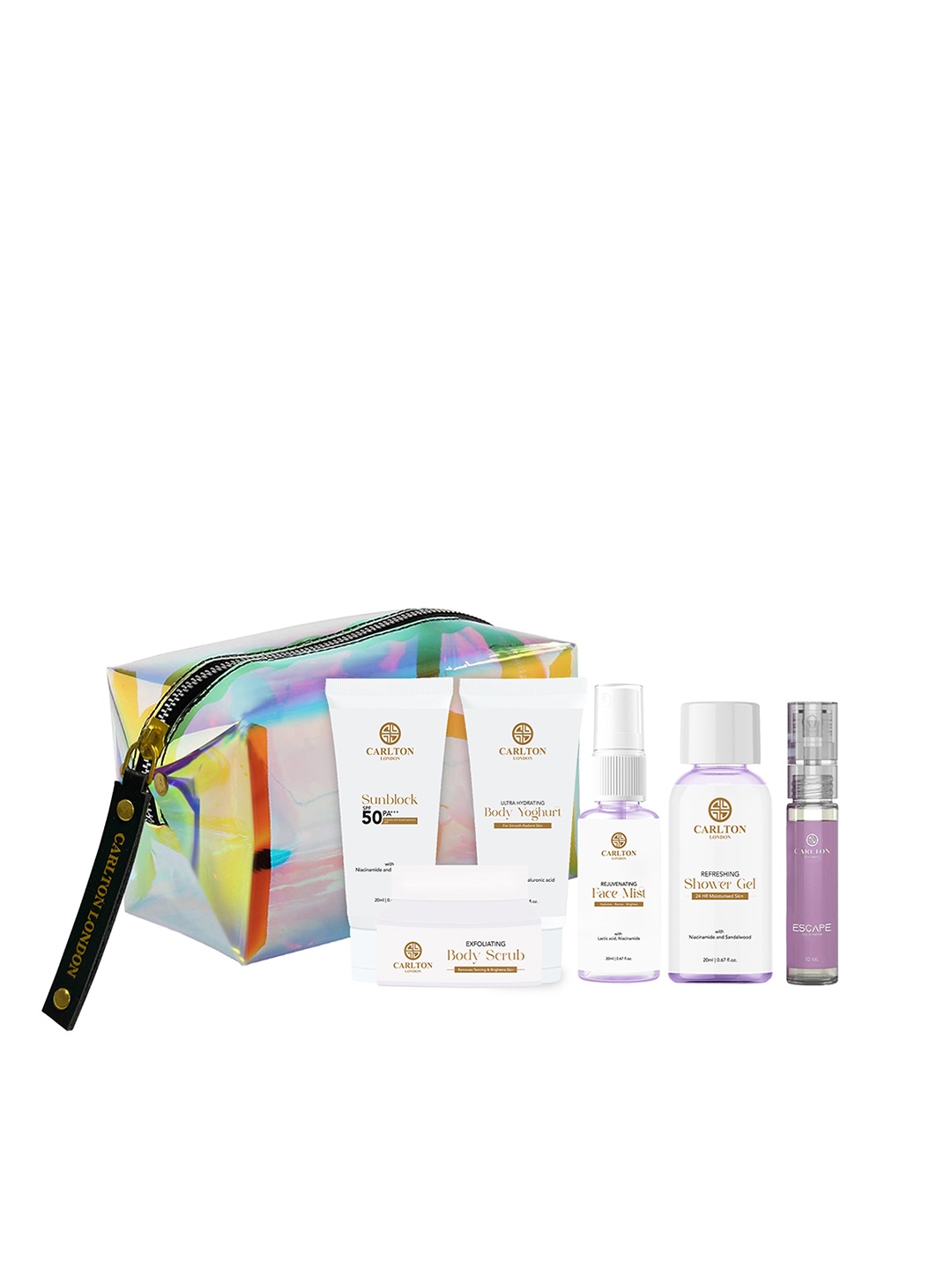 

Carlton London Women Travel Kit, White