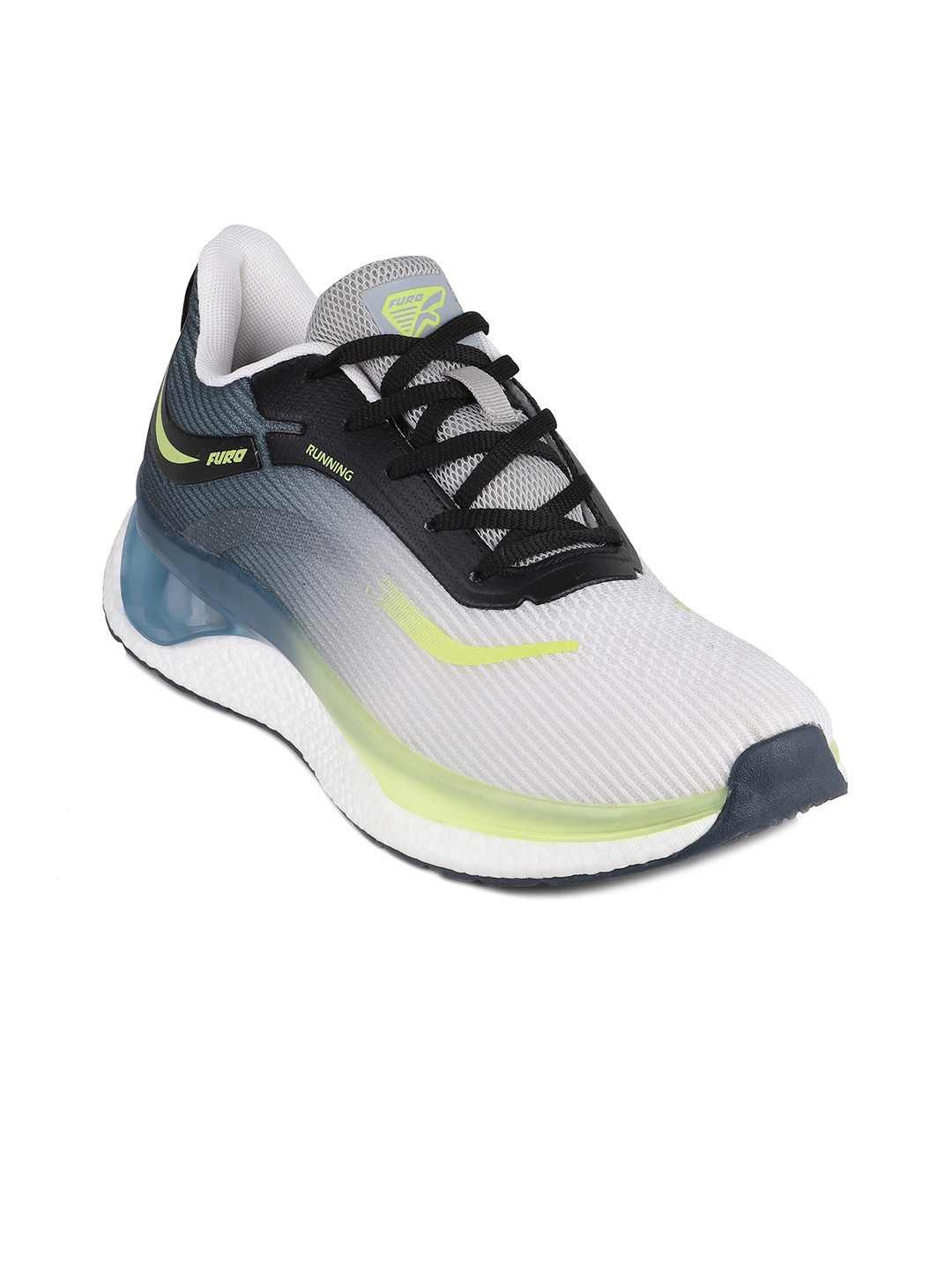 

FURO by Red Chief Men Textured Lace-Up Running Shoes, White