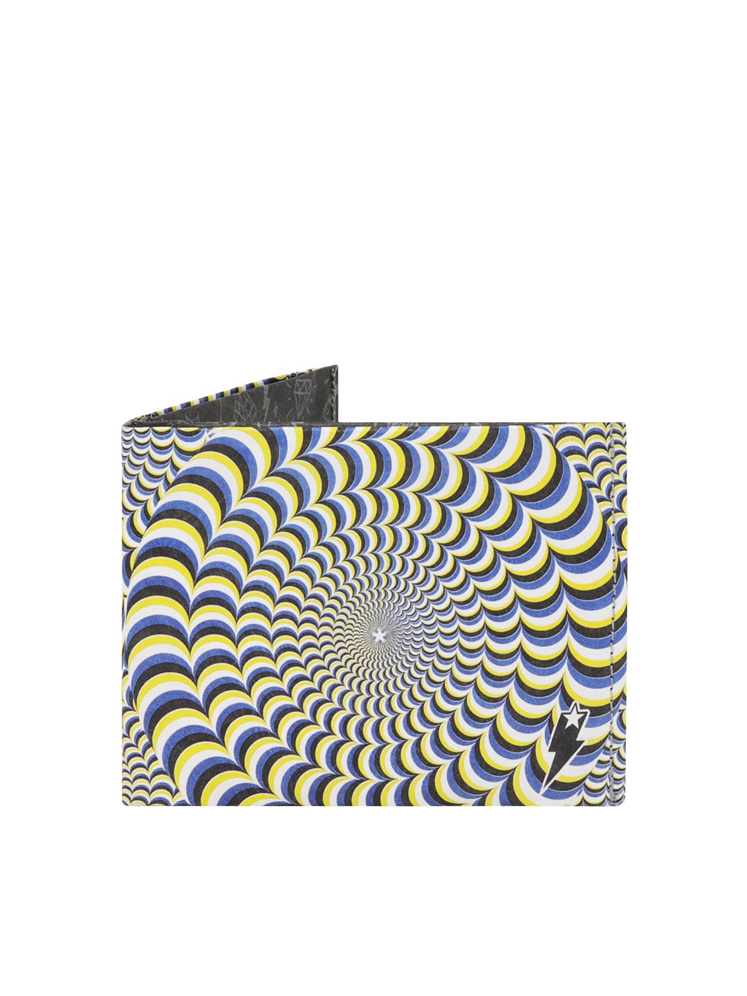 

SUPERVEK Abstract Printed RFID Two Fold Wallet, White