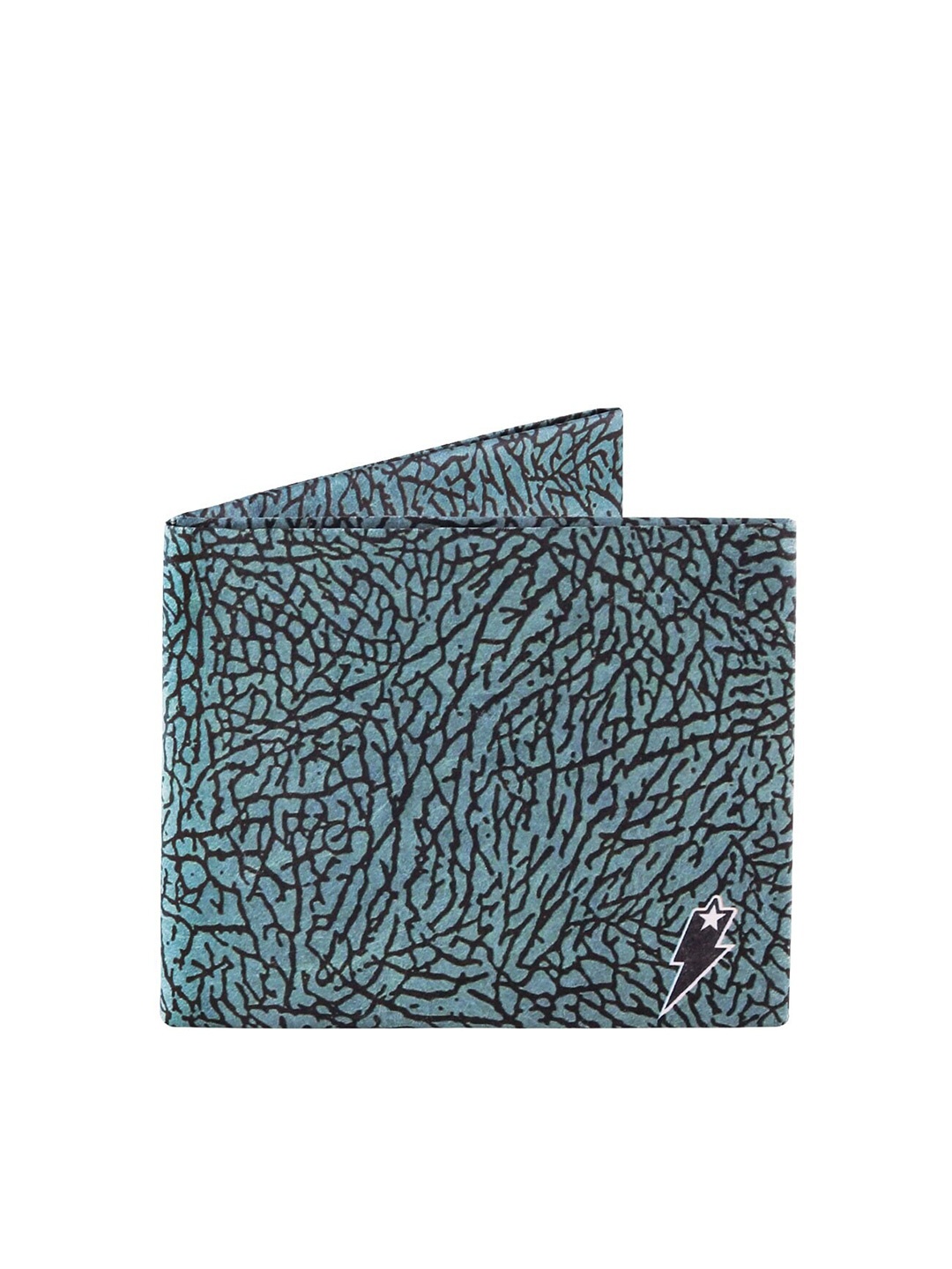 

SUPERVEK Unisex Geometric Printed Two Fold Wallet, Green