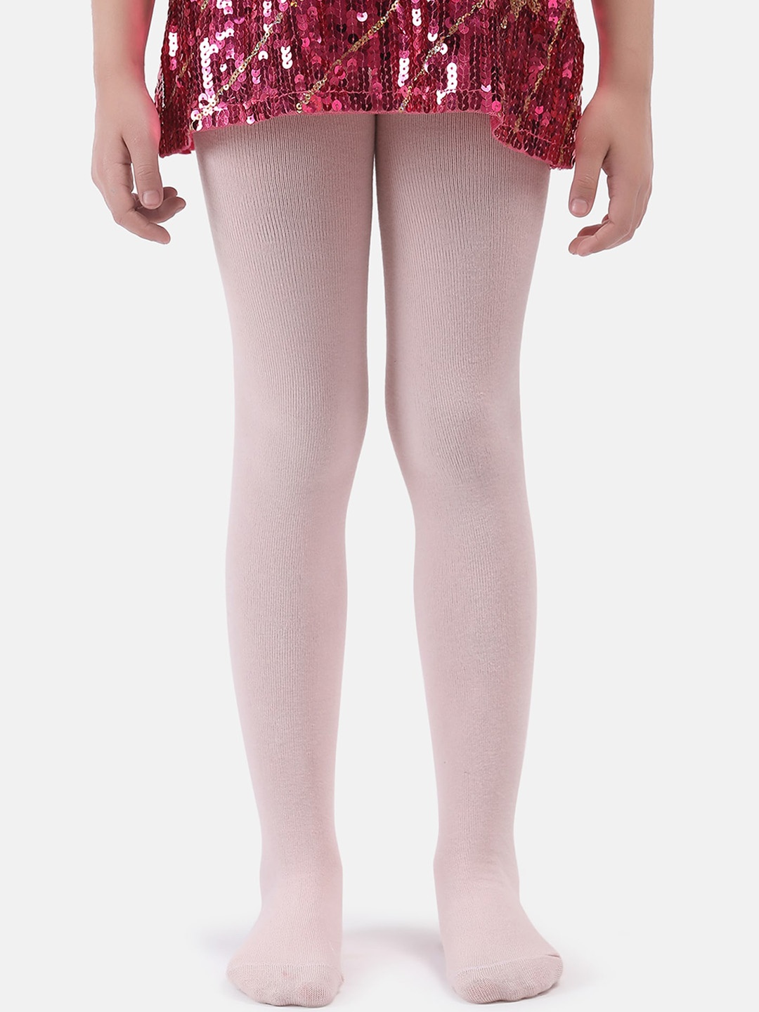 

N2S NEXT2SKIN Girls Stretchable Fit Ballet Tights Pantyhose Stockings, Pink