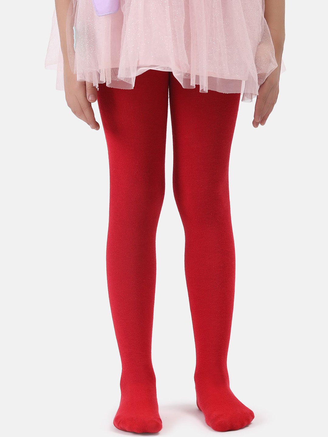 

N2S NEXT2SKIN Girls Stretchable Stockings, Red
