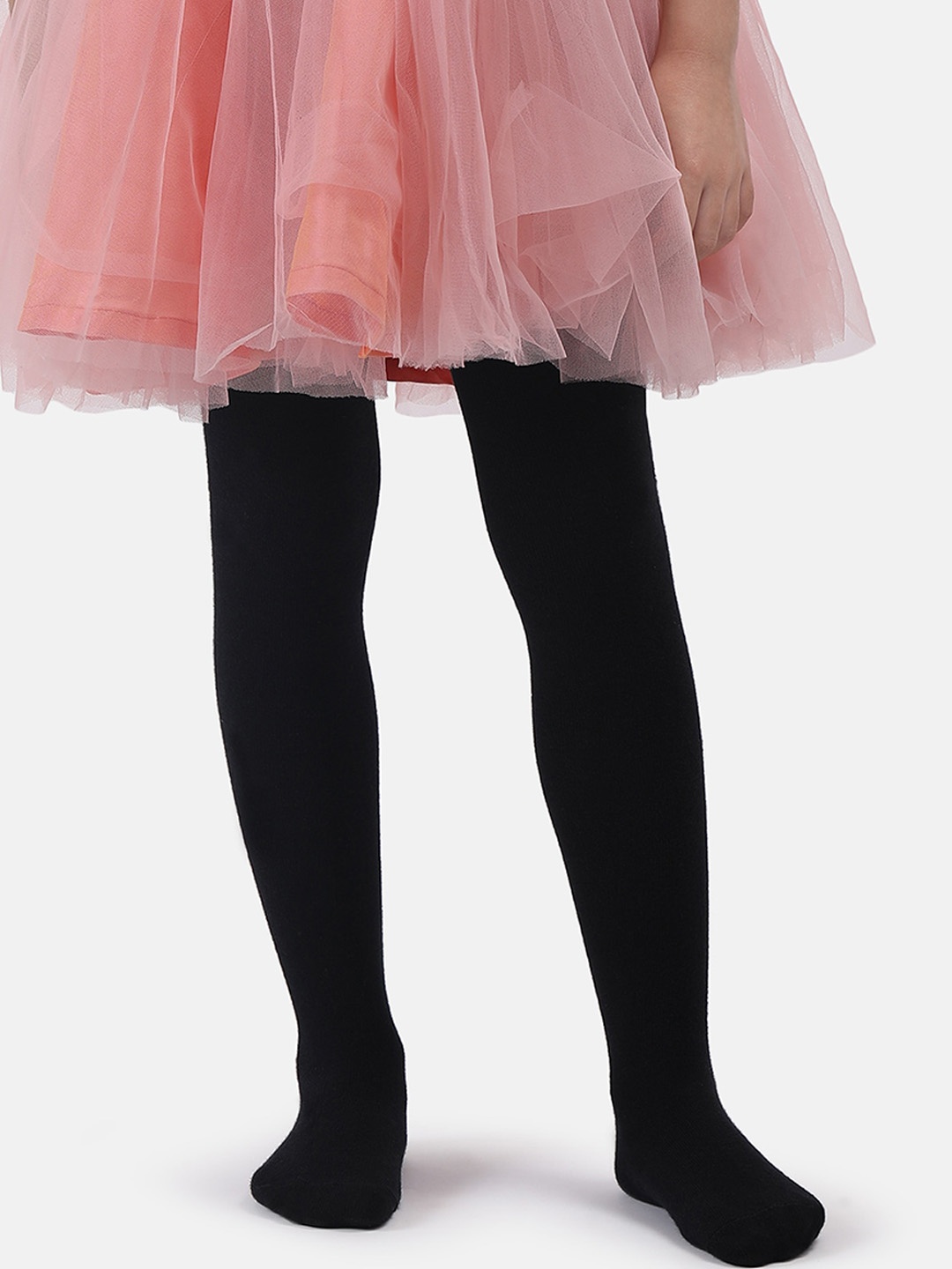 

N2S NEXT2SKIN Girls Stretchable Stockings, Black