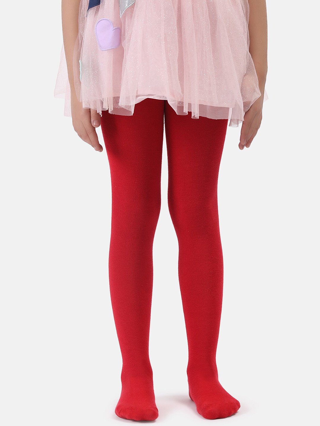 

N2S NEXT2SKIN Girls Stretchable Stockings, Red