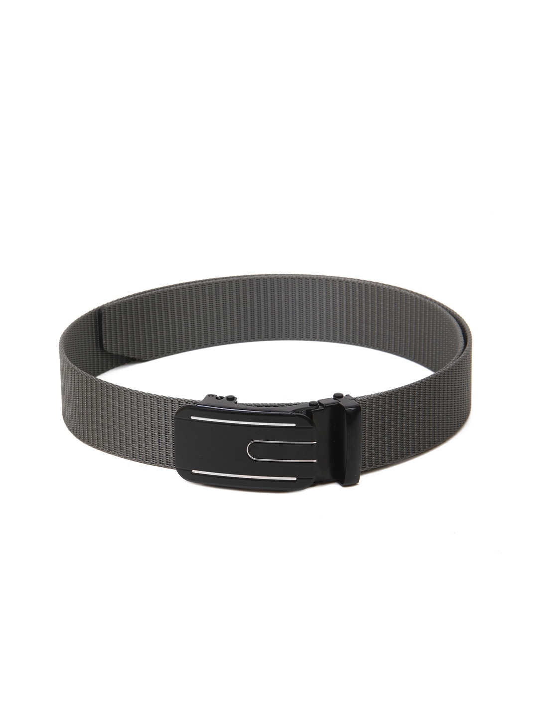 

Calvadoss Girls Textured Canvas Belt, Grey