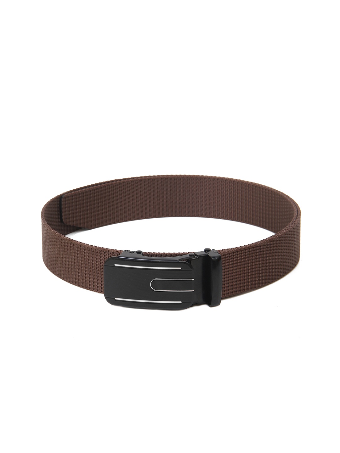 

Calvadoss Girls Textured Canvas Belt, Brown