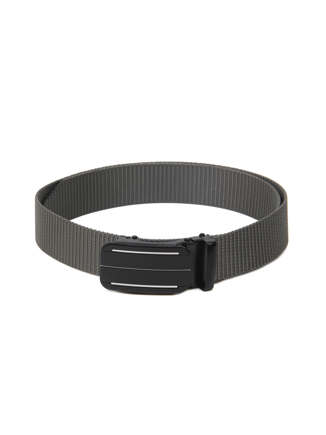 

Calvadoss Boys Textured Canvas Belt, Grey