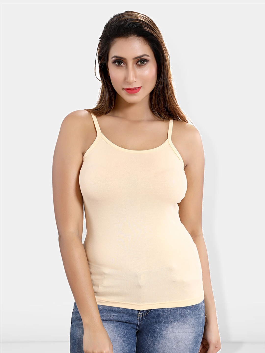 

Be You Women Cotton Camisoles, Beige