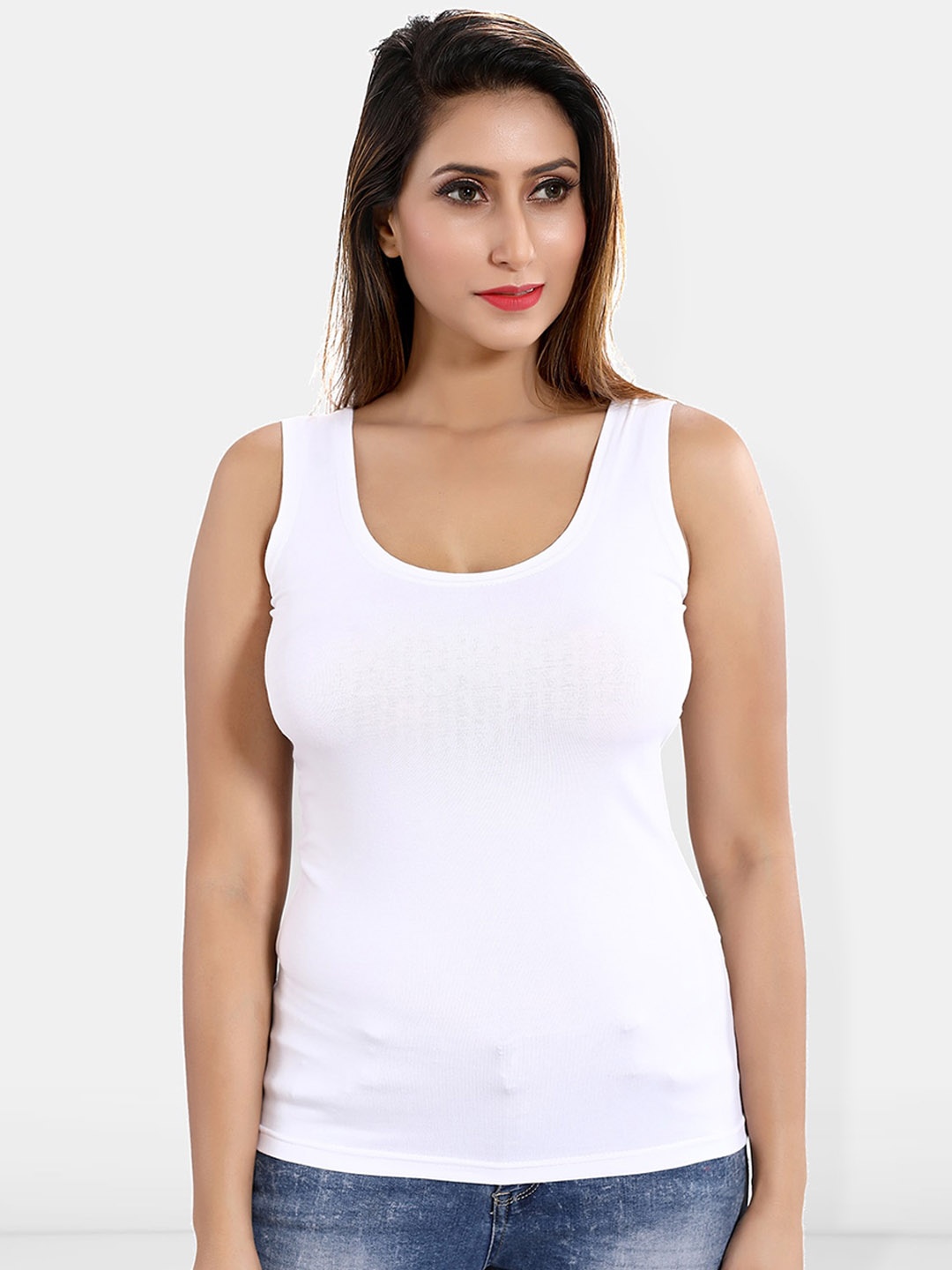 

Be You Non Padded Cotton Camisole, White