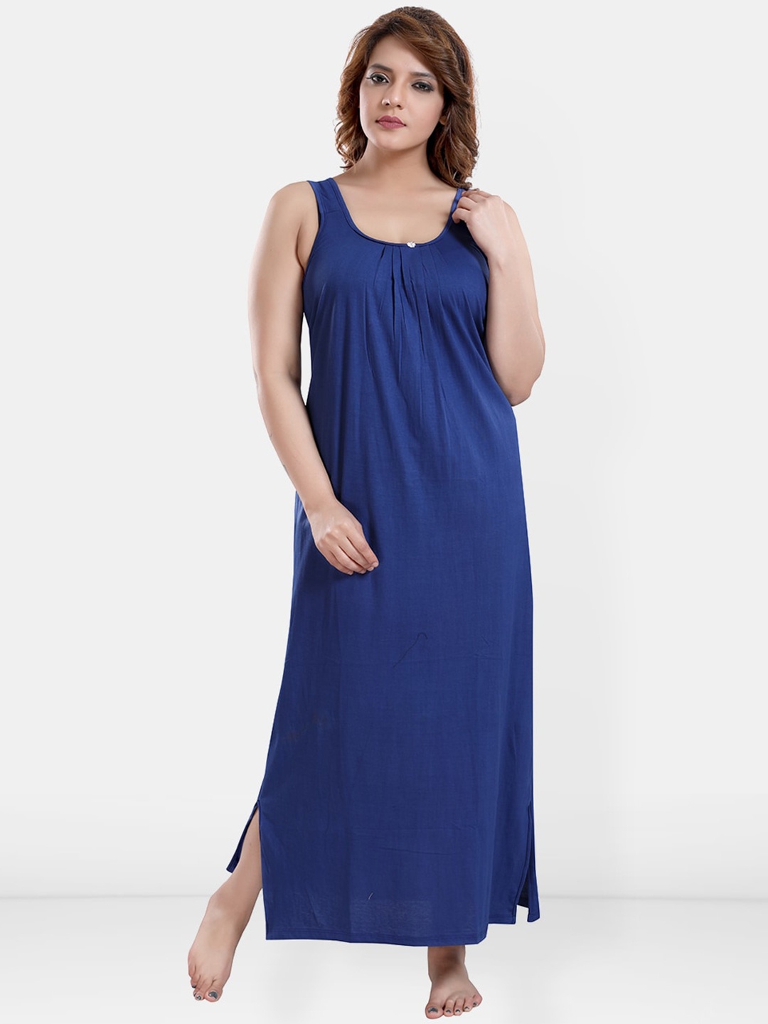 

Be You Cotton Full Slip Slip, Blue