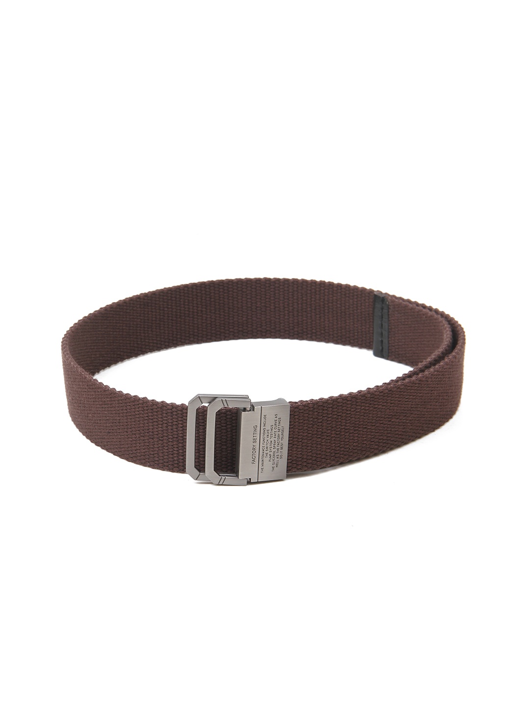 

Calvadoss Girls Textured Canvas Belt, Brown