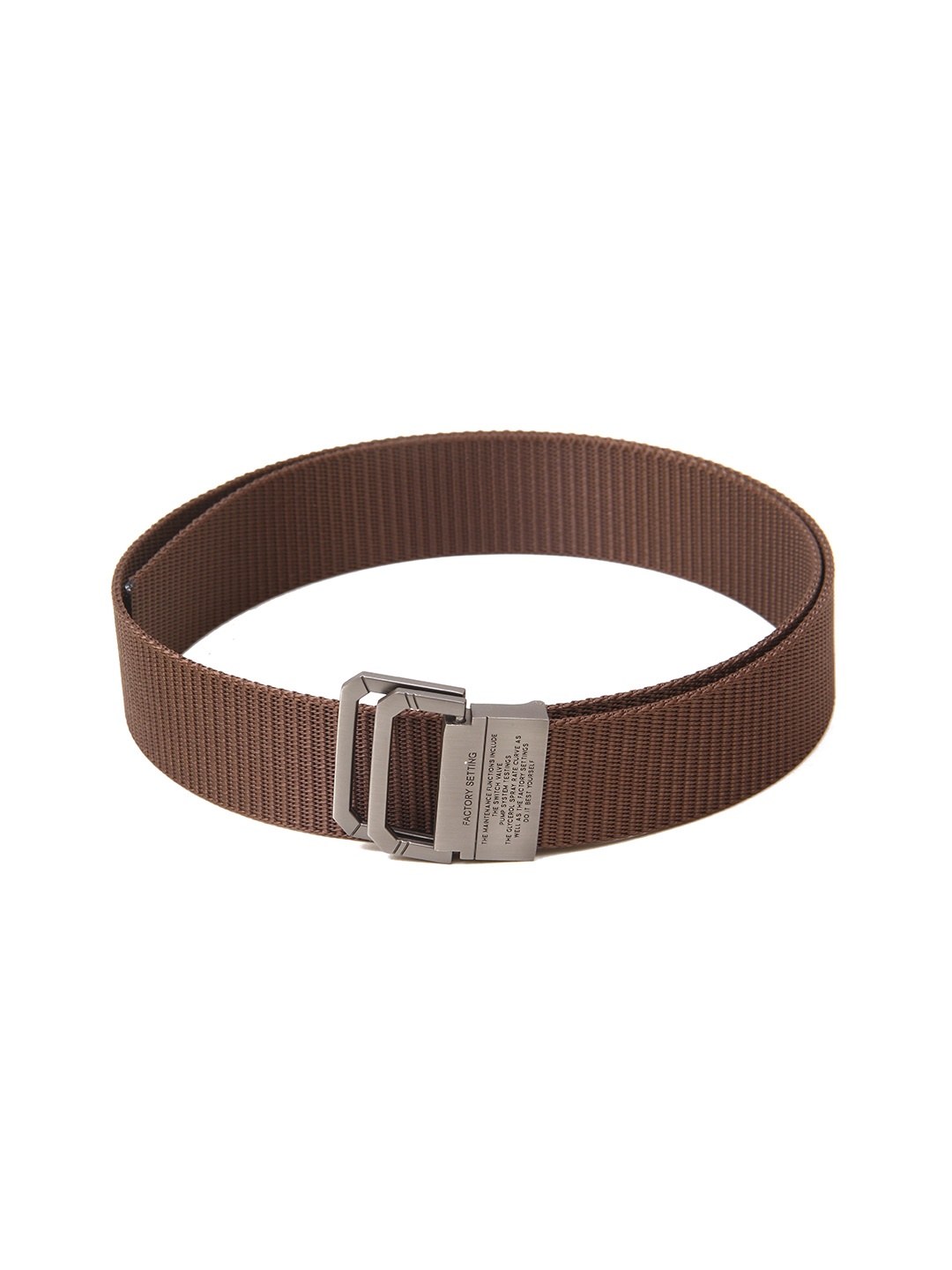 

Calvadoss Boys Textured Canvas Belt, Brown