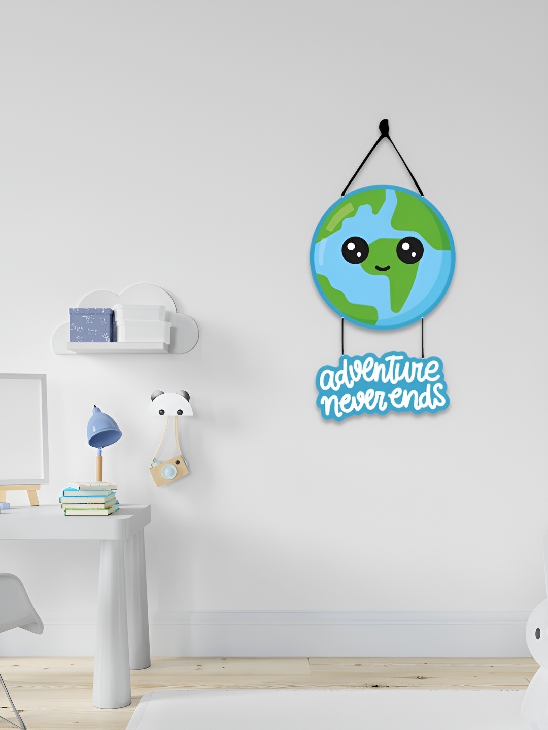 

CVANU Blue & Green Printed Hanging Wall Decor