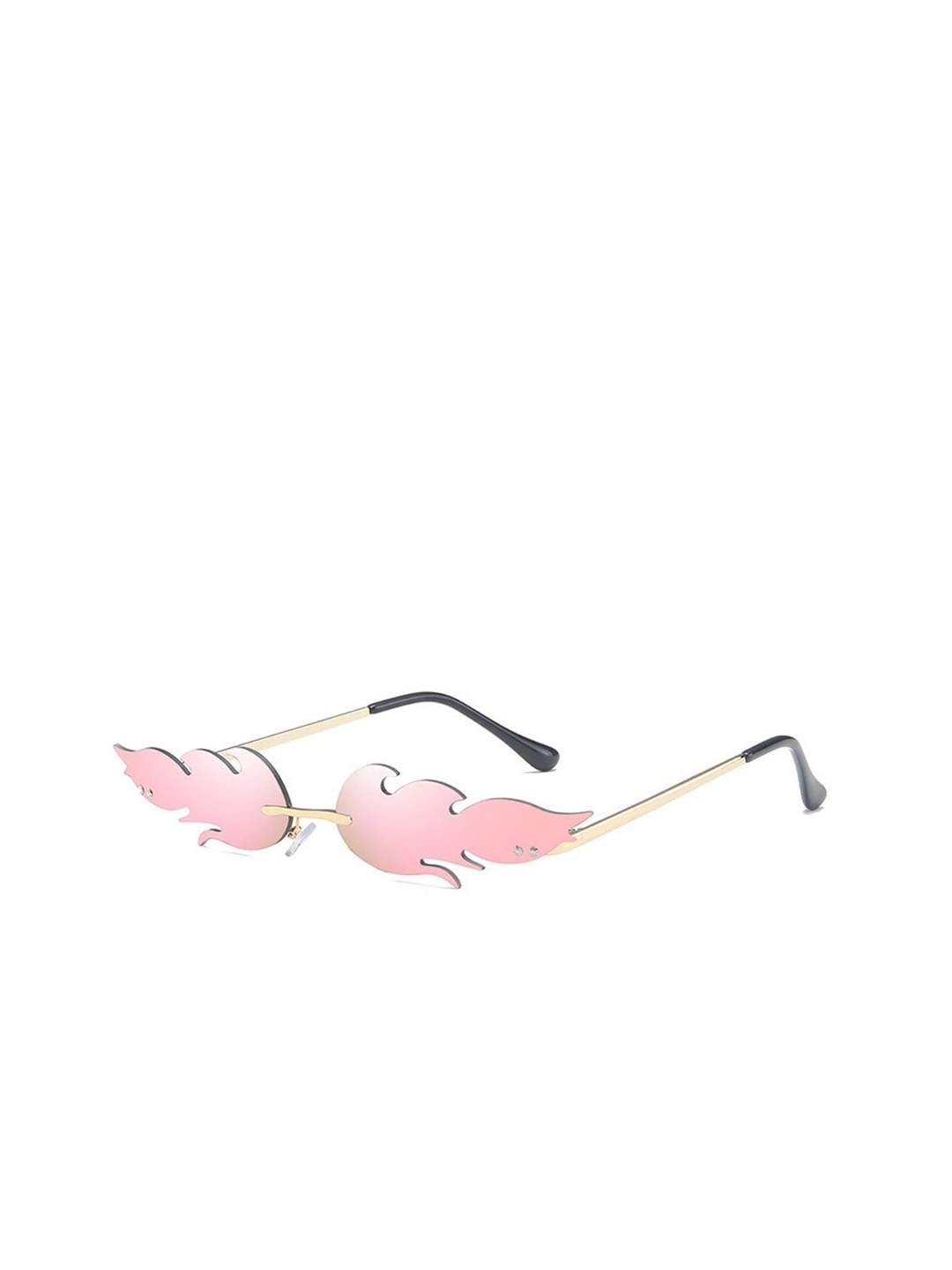 

The Tinted Story Unisex Fiery Blaze Sunglasses with UV Protected Lens TTS184, Pink