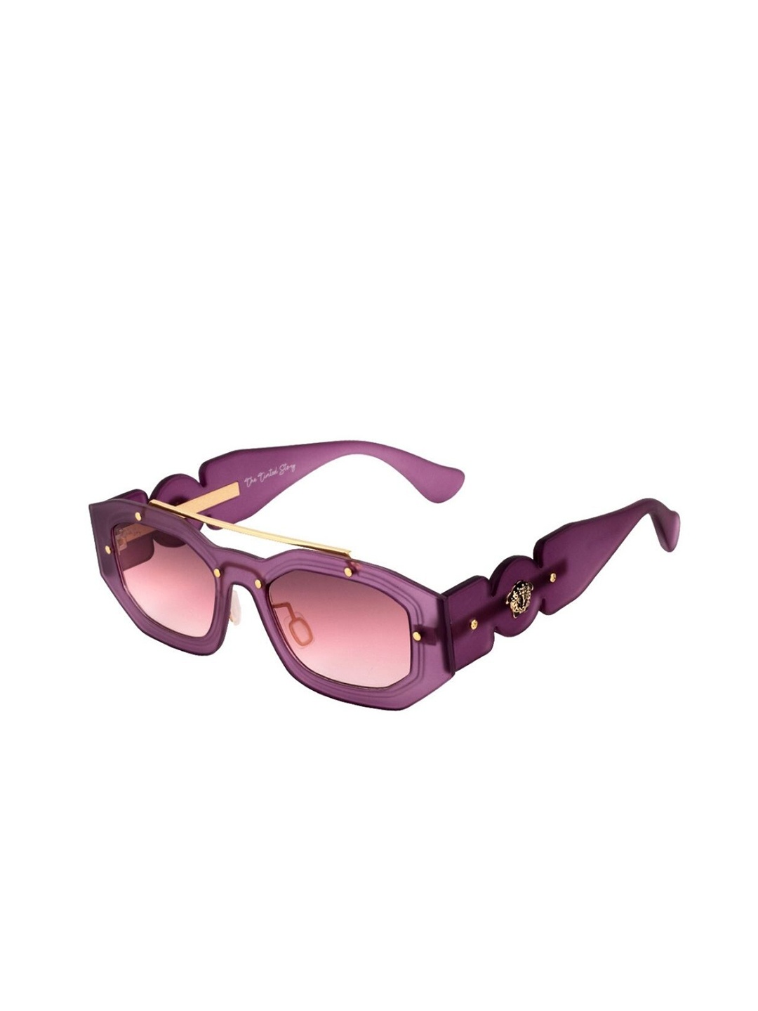 

The Tinted Story Unisex Regal Sunglasses with UV Protected Lens TTS659, Pink