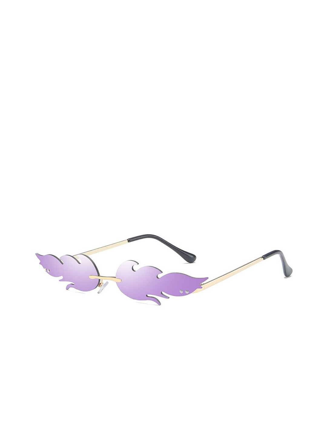 

The Tinted Story Unisex Fiery Blaze Sunglasses with UV Protected Lens TTS184, Purple