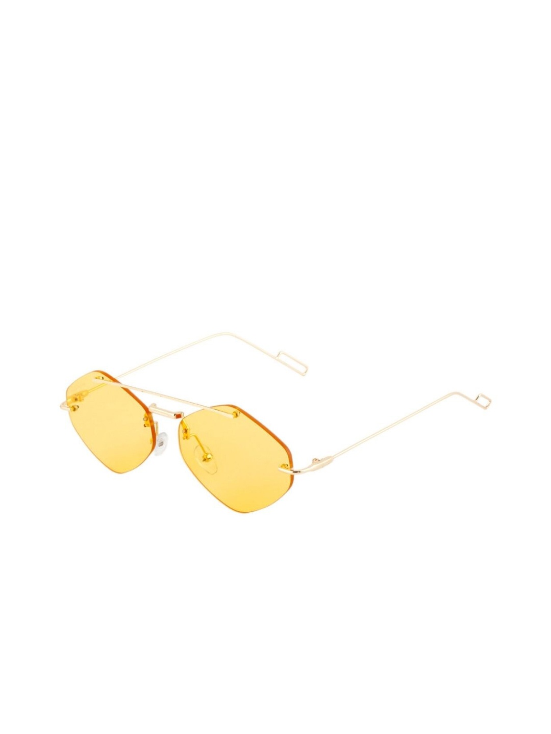 

The Tinted Story Unisex Sunglasses with UV Protected Lens TTS655 YL, Yellow
