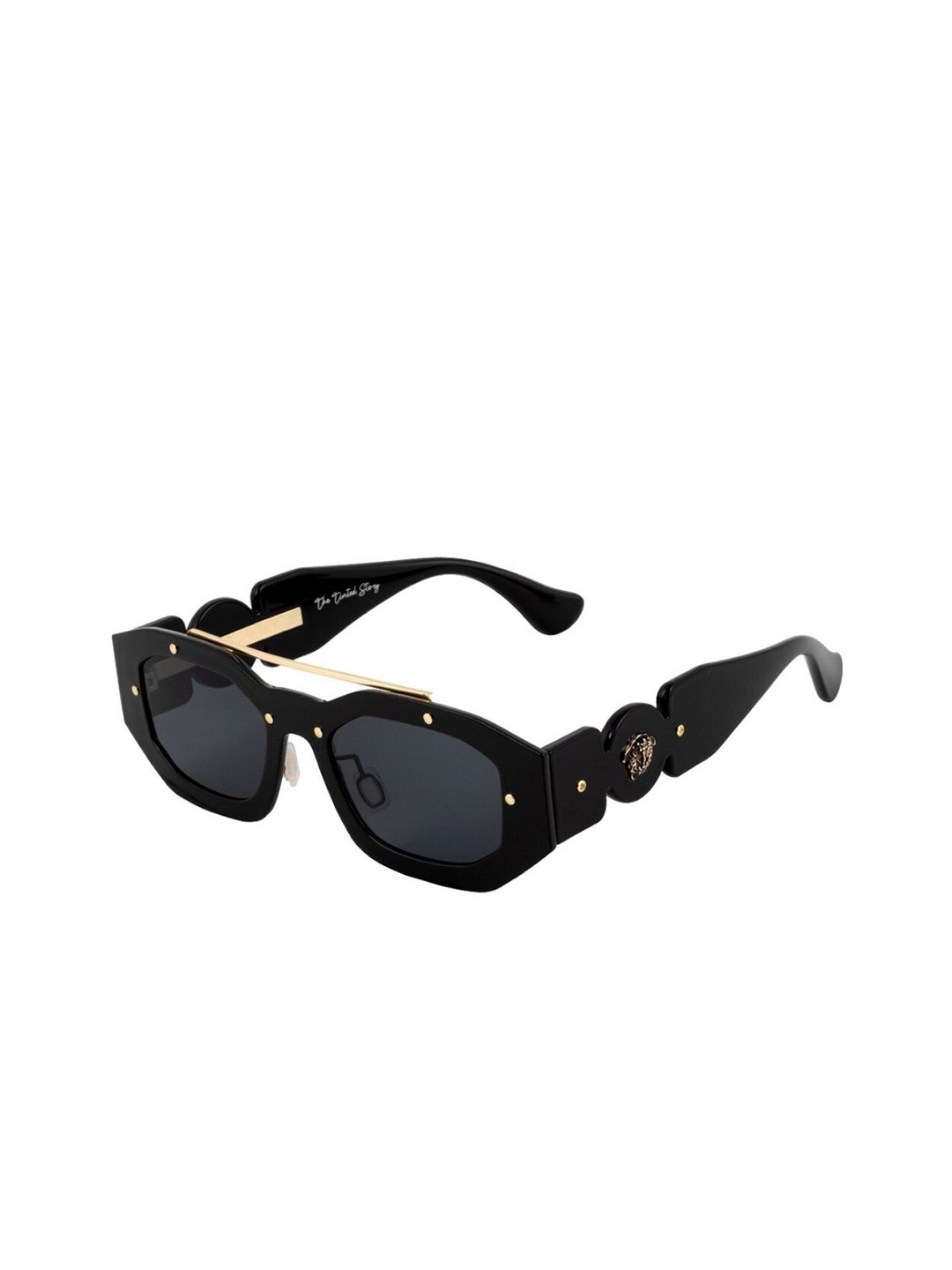 

The Tinted Story Unisex Oversized Sunglasses with UV Protected Lens TTS659, Black