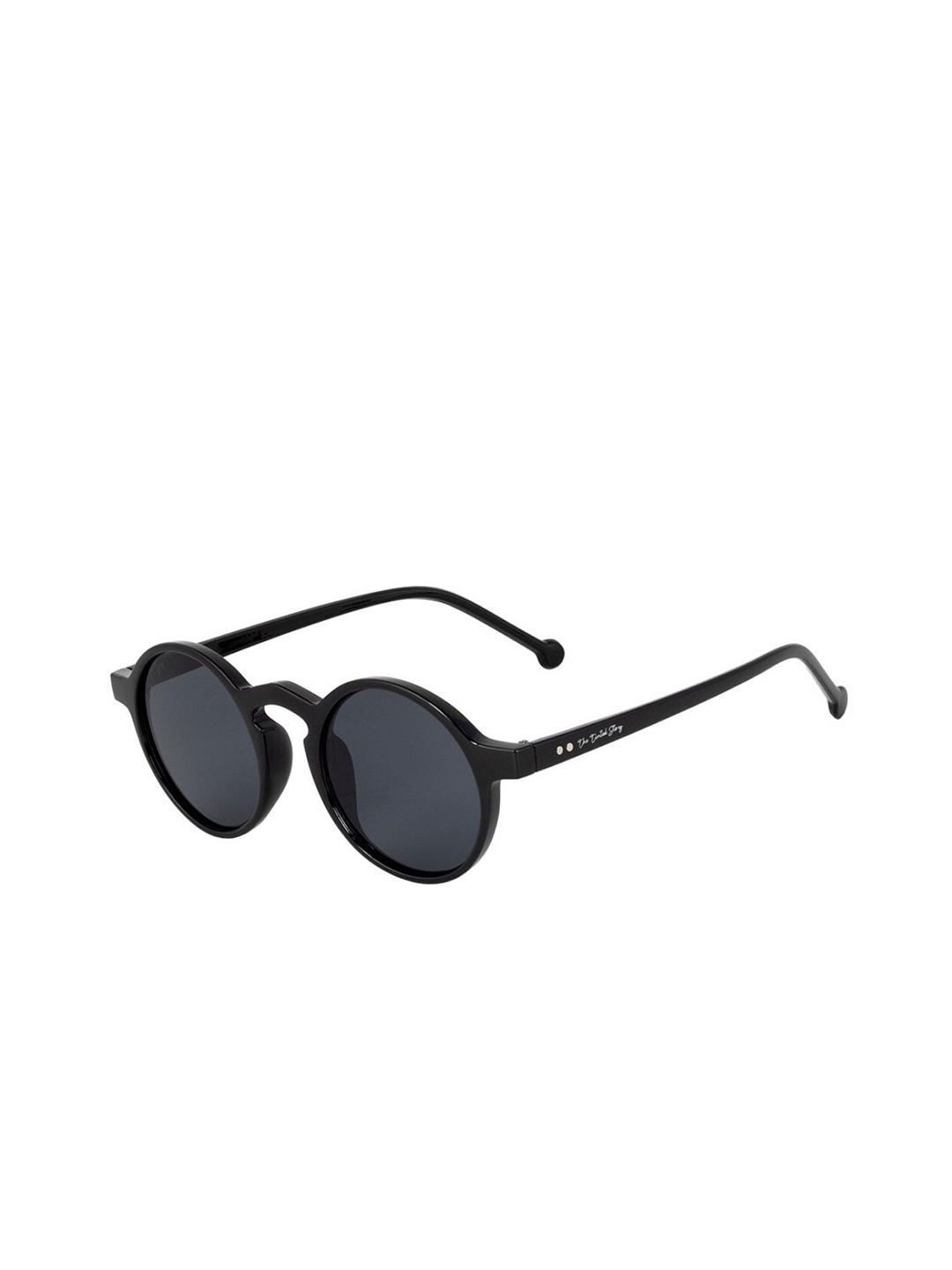 

The Tinted Story Unisex Round Sunglasses With UV Protected Lens TTS237 BLR, Black