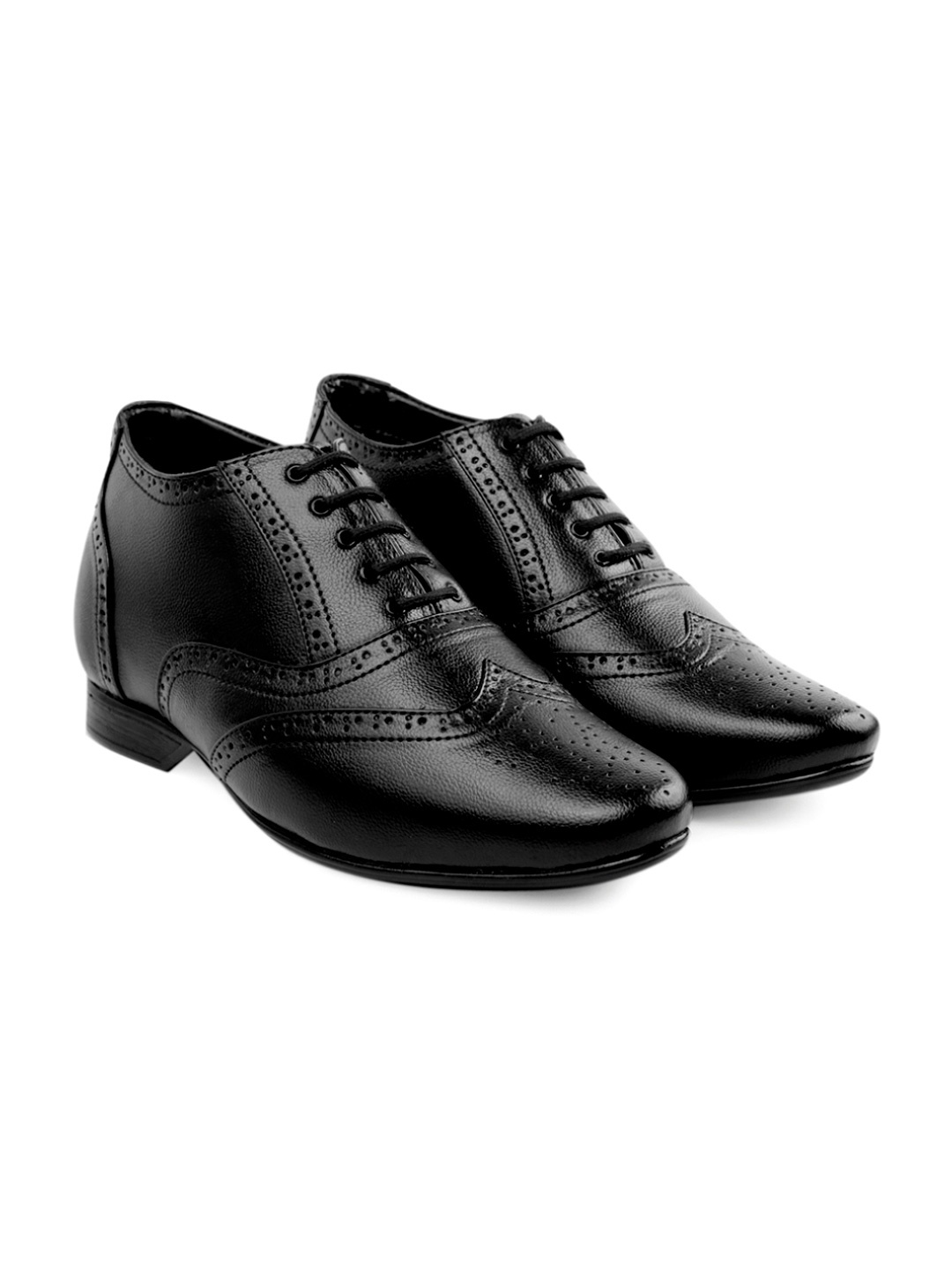 

Bxxy Men 3 Inch Hidden Elevator Formal Brogue Shoes, Black