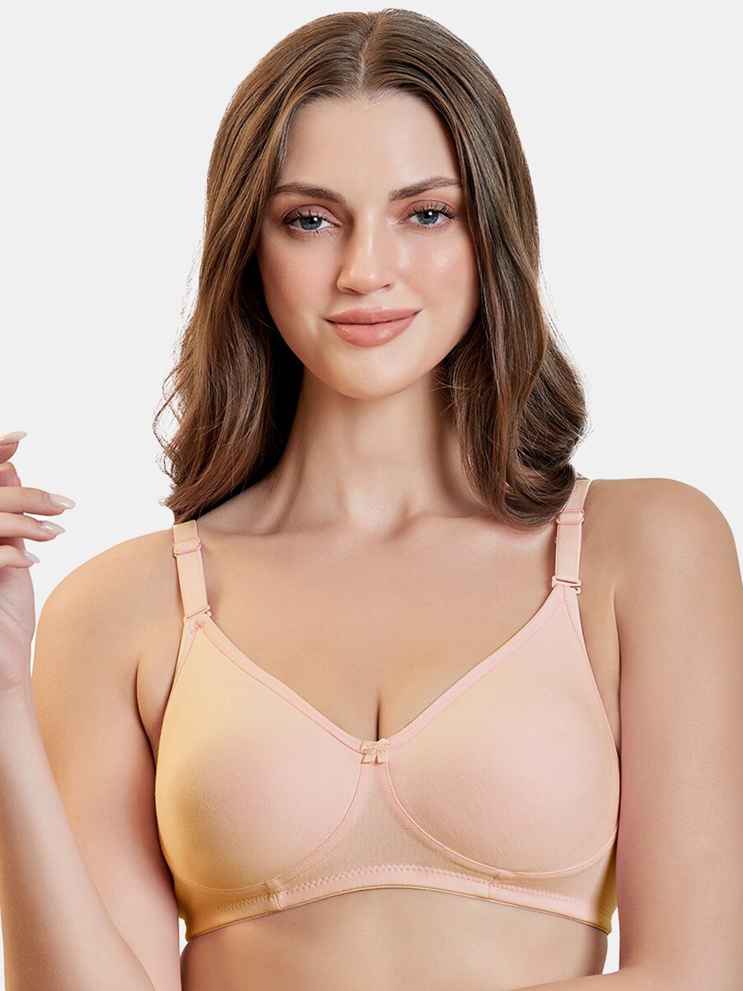 

MAROON T-shirt Bra Full Coverage Non Padded Non-Wired All Day Comfort, Nude