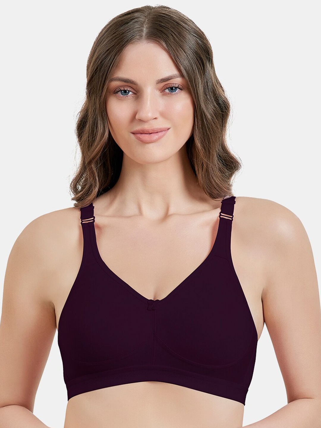 

MAROON Full Coverage Non Padded T-Shirt Bra With All Day Comfort, Burgundy
