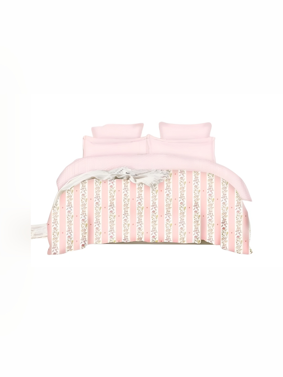 

Signature Pink & White 2 Pcs Floral Microfiber AC Room Single Bed Comforter