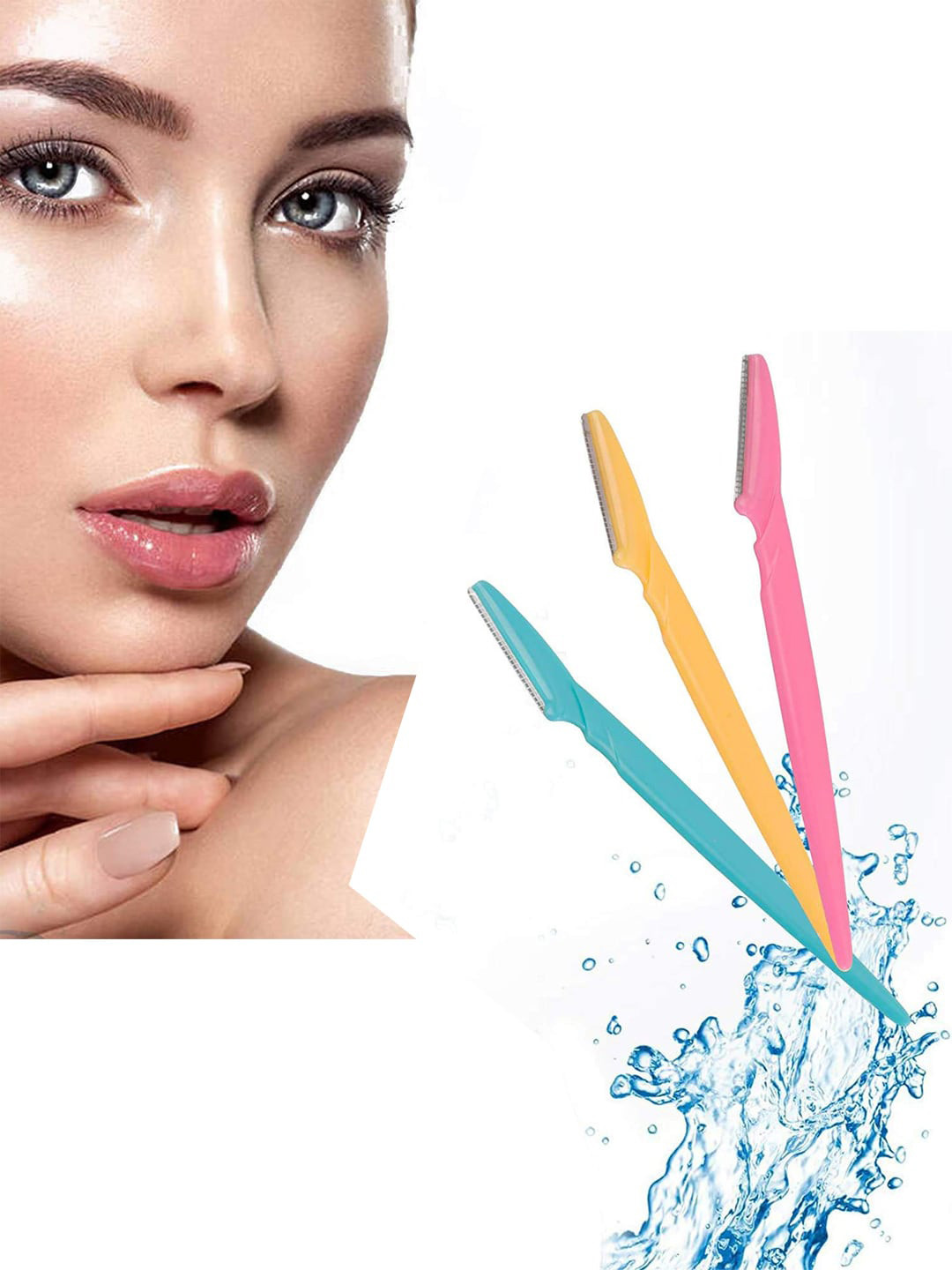 

ZURU BUNCH 3-Pcs RT-400 Eye Brow Razor Set, Blue