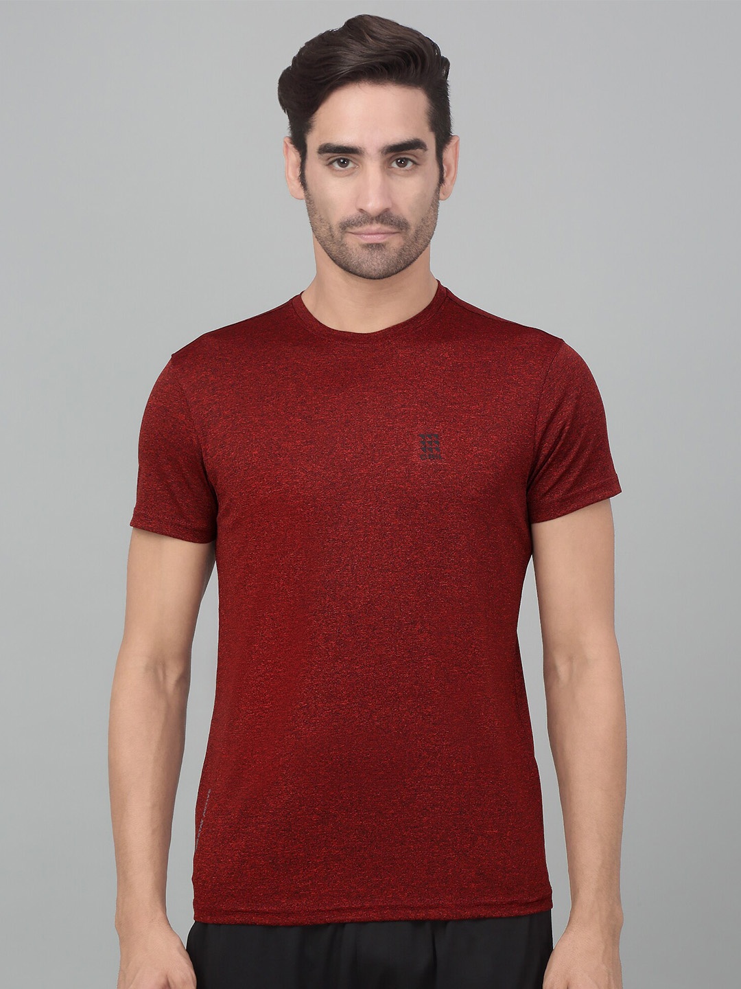 

Cantabil Round Neck Short Sleeves T-shirt, Rust