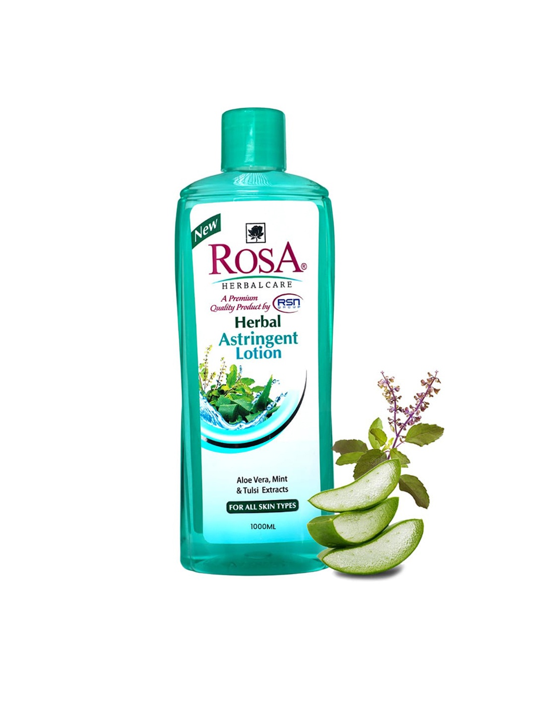 

ROSA Herbal Care Astringent Lotion With Aloevera & Mint - 1L, Blue