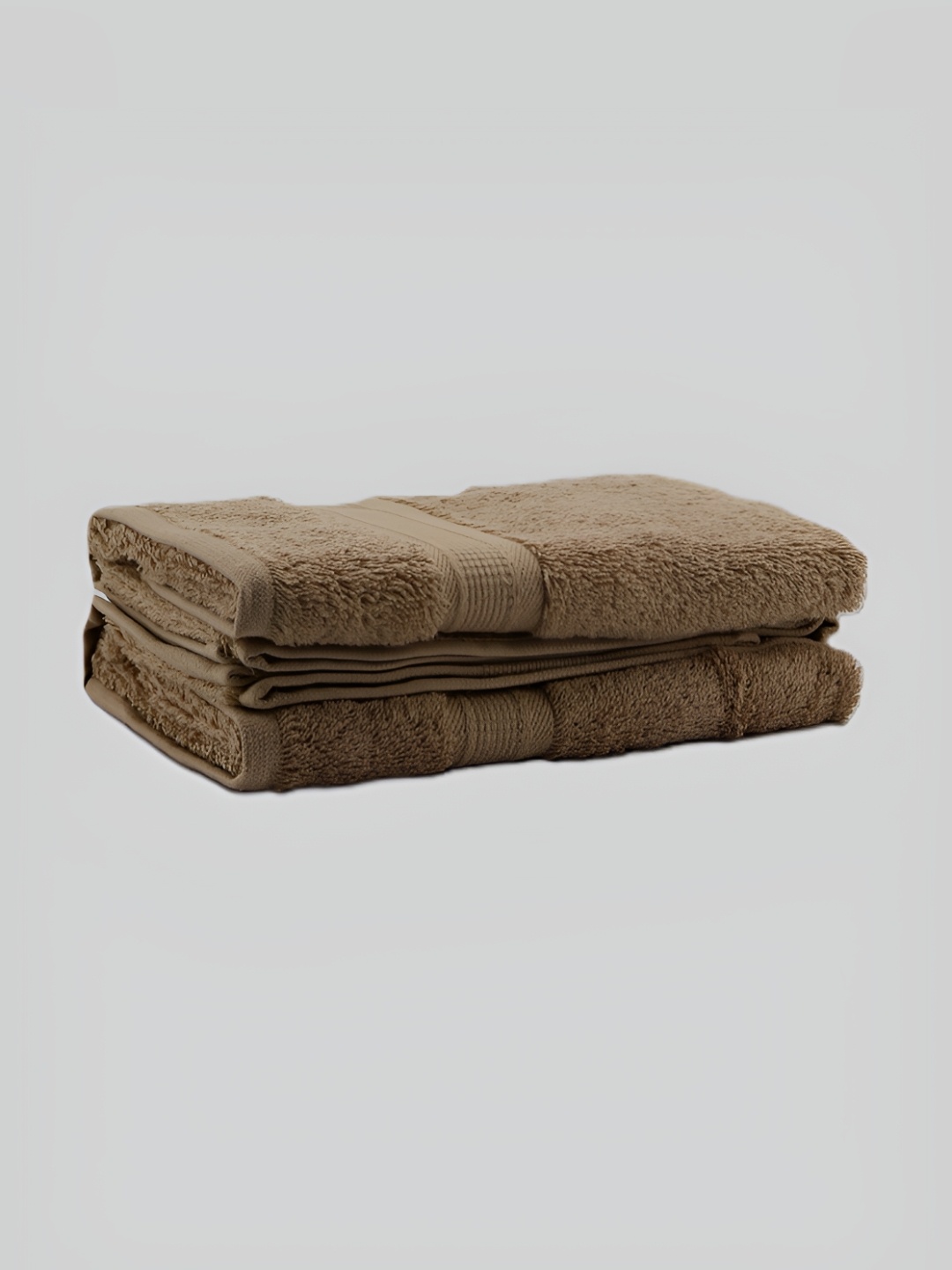 

BOMBAY DYEING Santino Coffee Brown 2 Pieces 550 GSM Pure Cotton Hand Towels