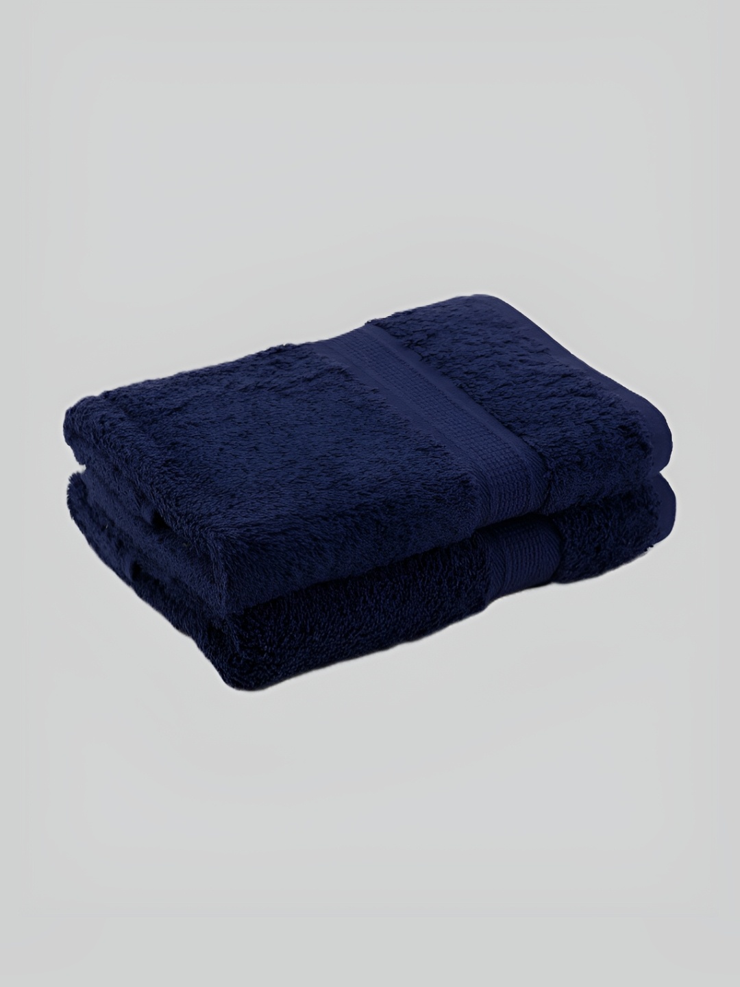 

BOMBAY DYEING Santino Navy Blue 2 Pieces 550 GSM Pure Cotton Hand Towels