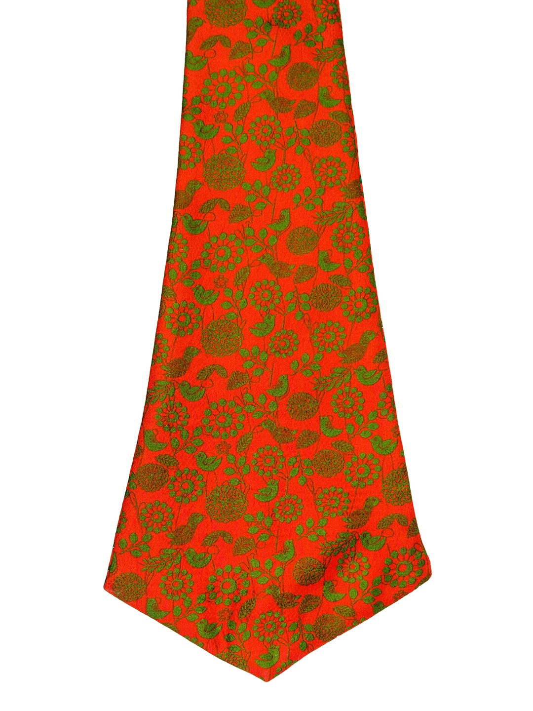 

CHOKORE Men Woven Design Cravat, Orange