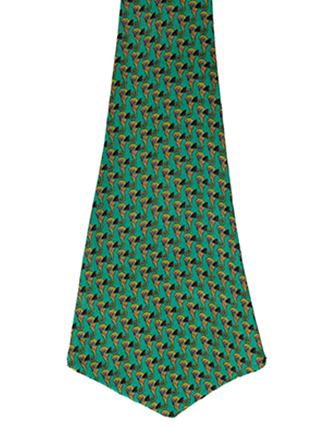 

CHOKORE Men Woven Design Cravat, Sea green