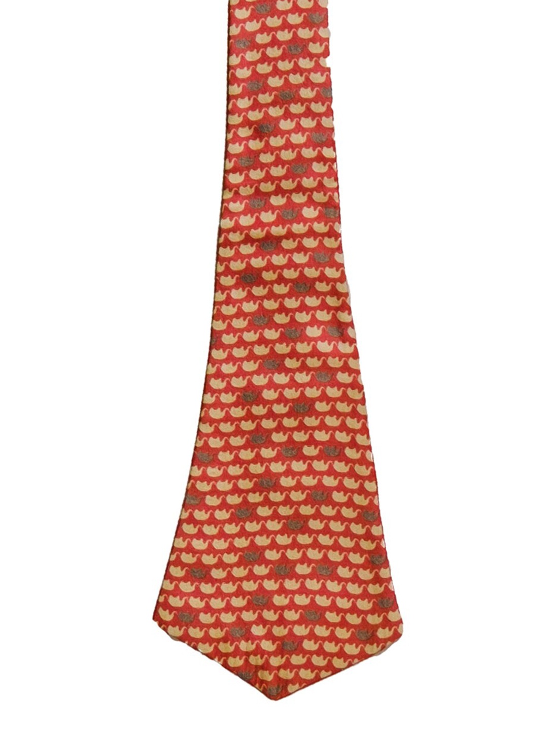 

CHOKORE Men Woven Design Cravat, Pink