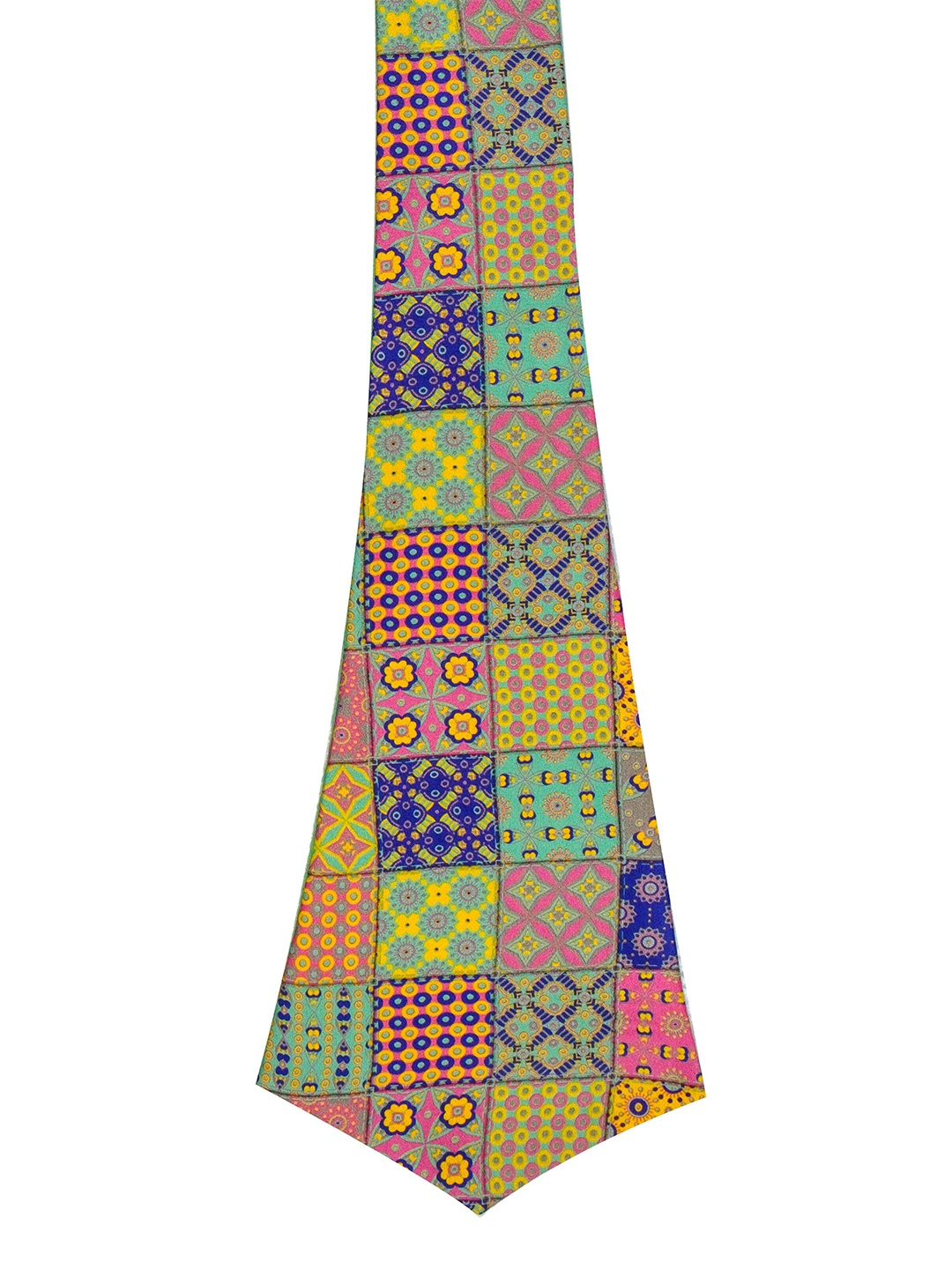 

CHOKORE Men Woven Design Cravat, Yellow