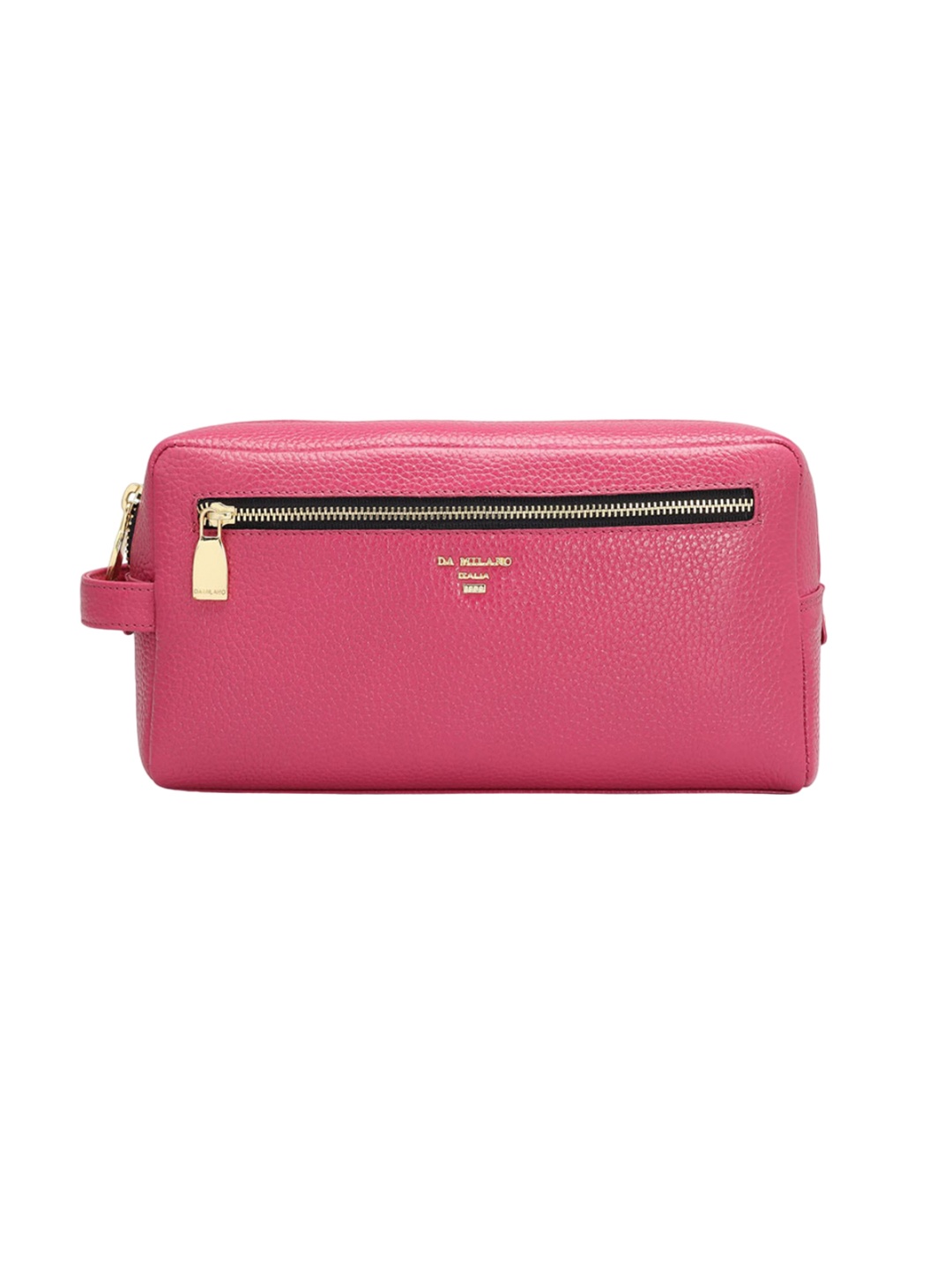 

Da Milano Pouch Leather Travel Accessory, Magenta