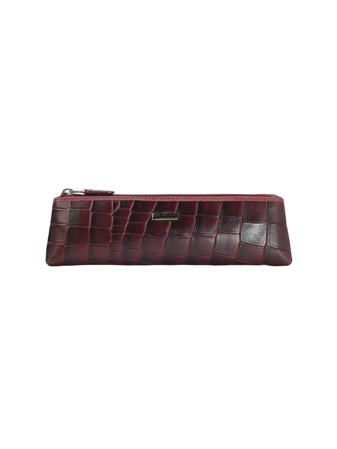 

Da Milano Textured Pouch Travel Accessory, Burgundy