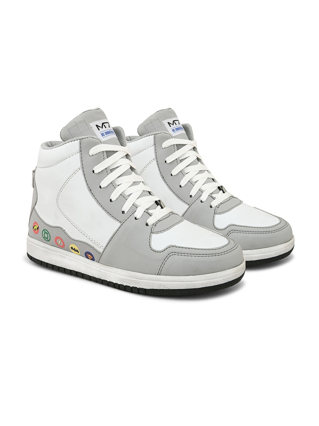 

M7 by Metronaut Men Colourblocked Lightweight Leather Sneakers, White