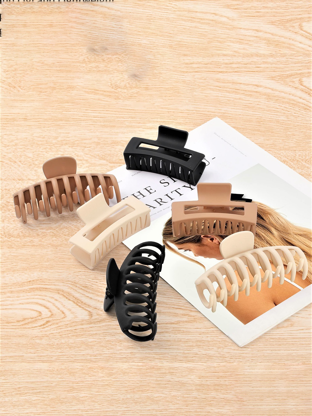 

Xivir Set of 6 Claw Clip, Black
