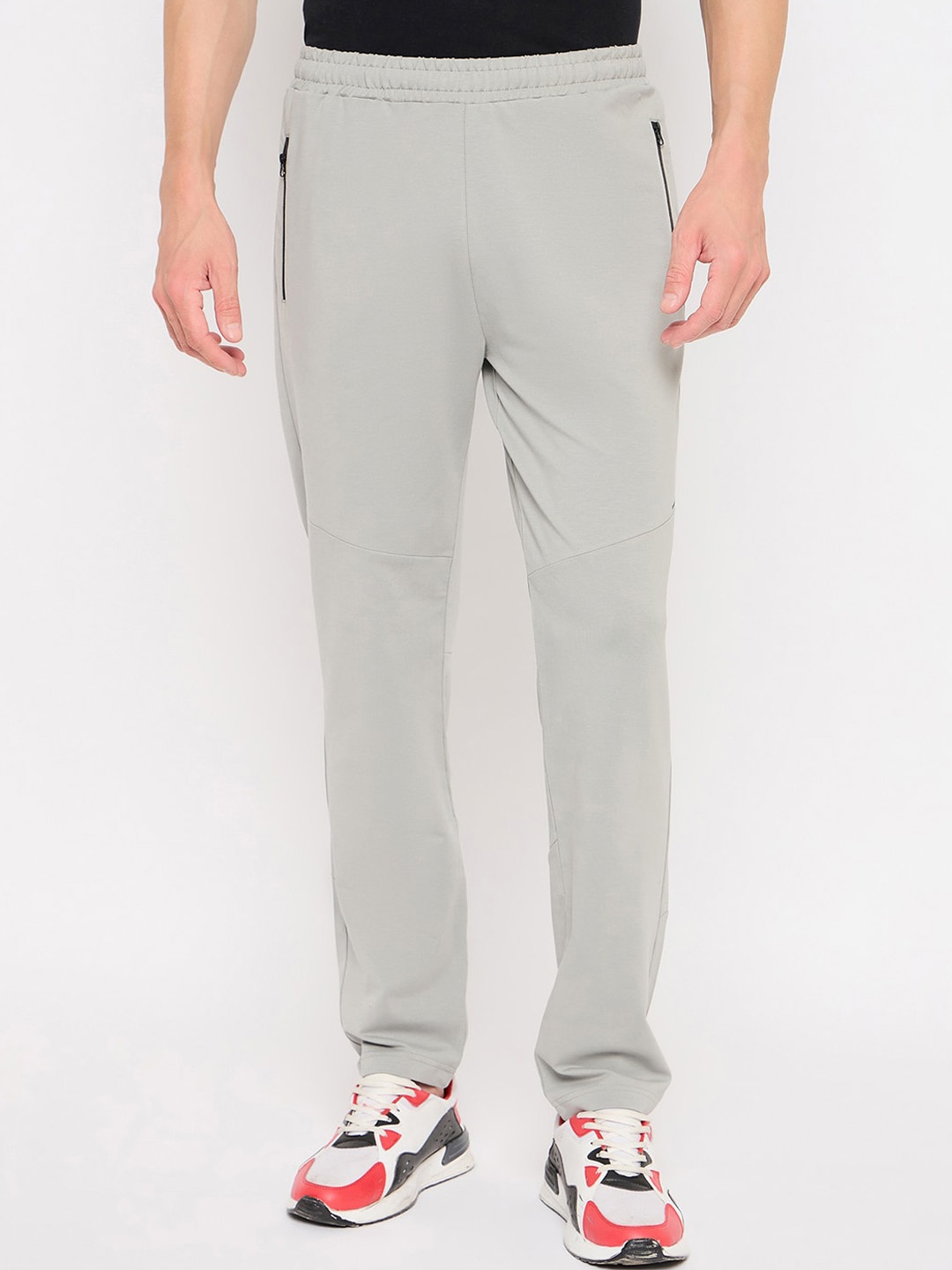 

Okane Men Mid Rise Track Pants, Grey