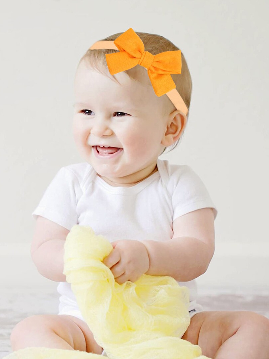 

Xivir Girls Set of 5 Embellished Hairbands, Yellow