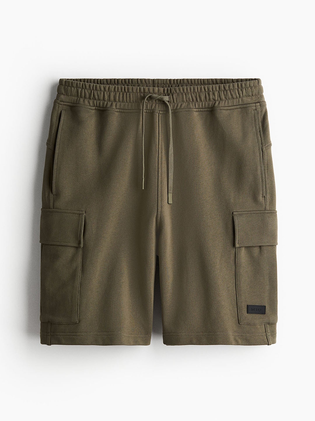 

H&M Men Cotton Cargo shorts, Green