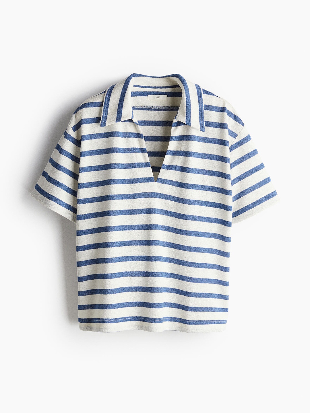 

H&M Women Collared Top, Blue