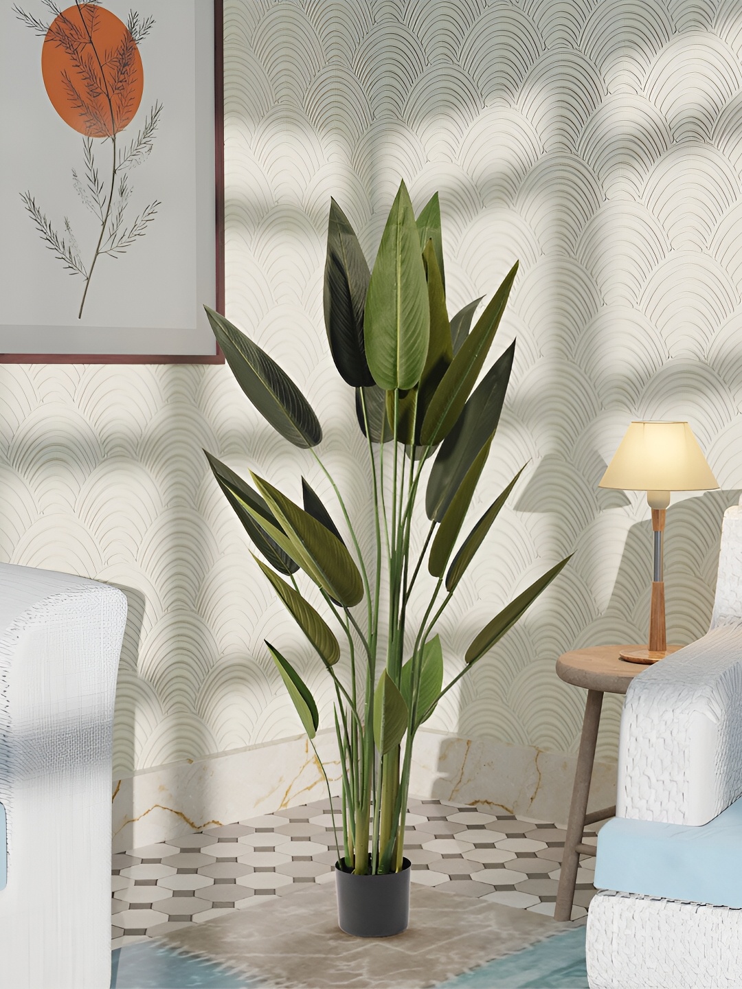 

Kuber Industries Green Artificial Plant With Pot