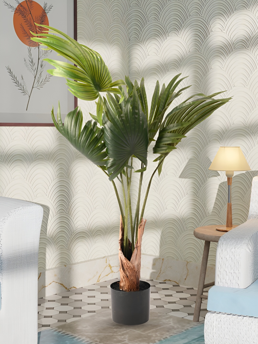 

Kuber Industries Green Artificial Plant With Pot