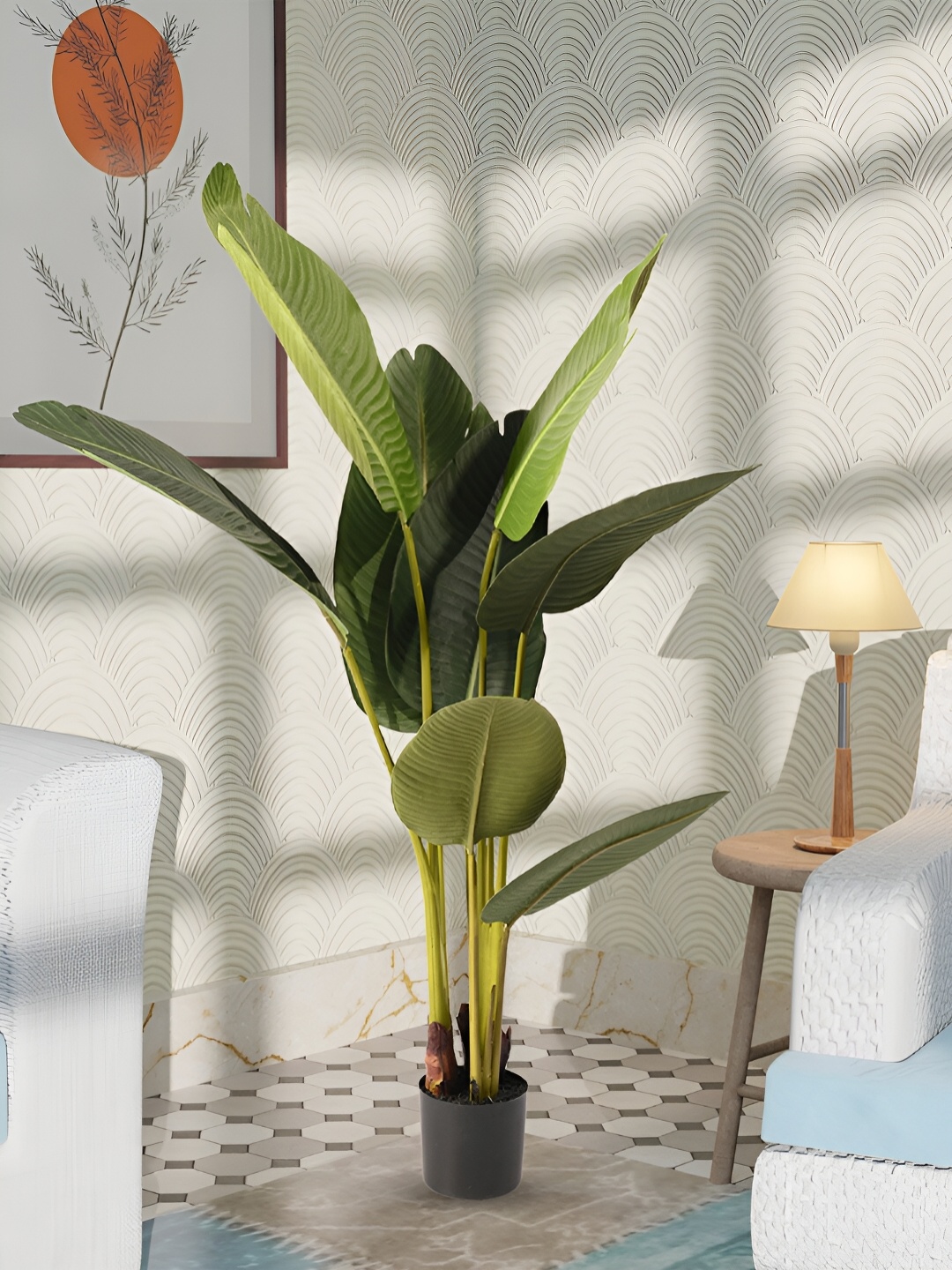 

Kuber Industries Green Artificial Plant With Pot